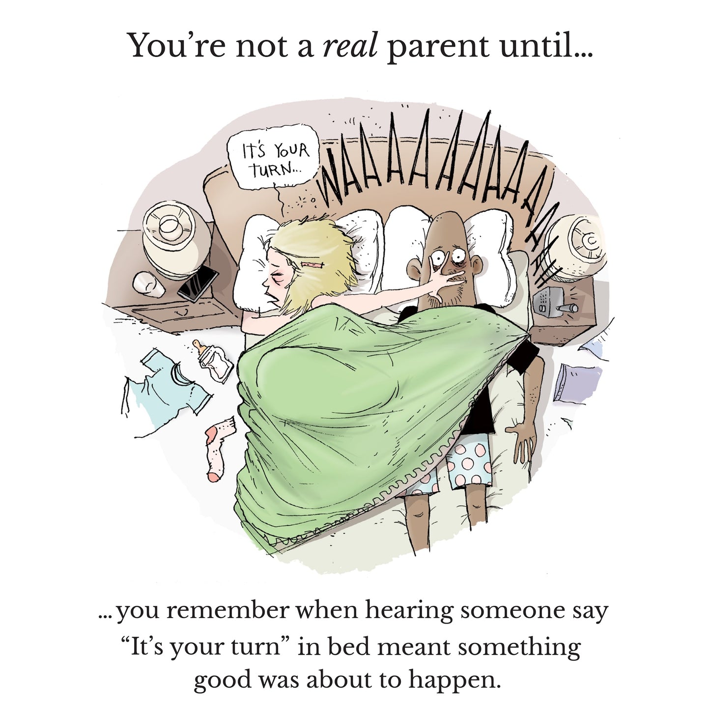 Hardcover Book: You're Not A Real Parent Until...